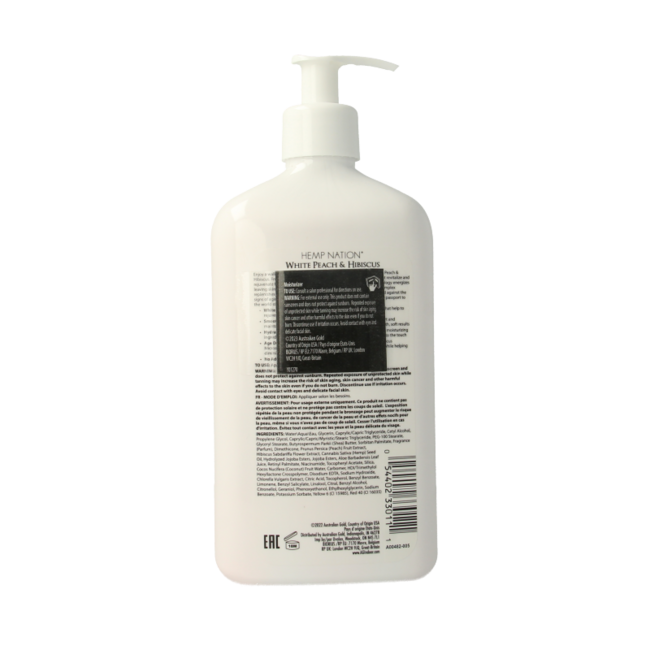 Australian Gold Hemp Nation Prolungatore Abbronzatura Pesca Bianca Ibisco 535 Millilitri