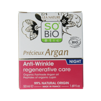 So Bio Etic So Bio Etic Night cream moisturising anti-wrinkle 50 Millilitre