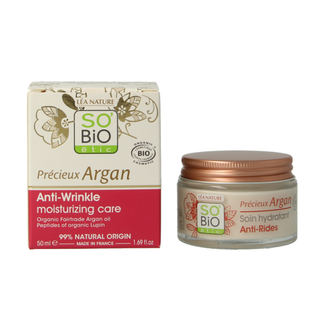 So Bio Etic Dagcreme moisturizing anti rimpel 50 Milliliter