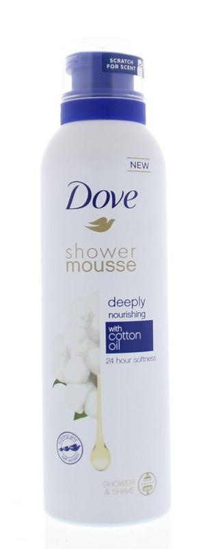 Dove Mousse de ducha aceite de algodón 200 mililitros