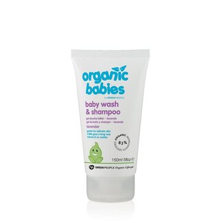 Green People Champú y gel de baño orgánico para bebés lavanda 150 ml