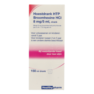 Healthypharm Bromhexine cough syrup 8mg 150ml