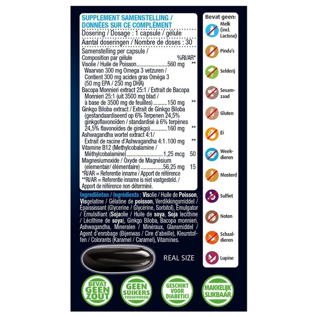 Lucovitaal Memoria & Concentrazione 30 Capsule