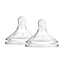 Options+ Level 4 Wide-Neck Teats - 2 Pack