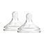Options+ teat stage 2 wide neck bottle 2 pieces