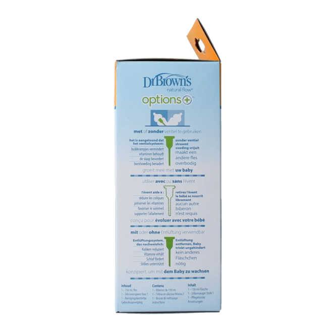 Biberon Options+ a Collo Largo 150ml (1 Pezzo)