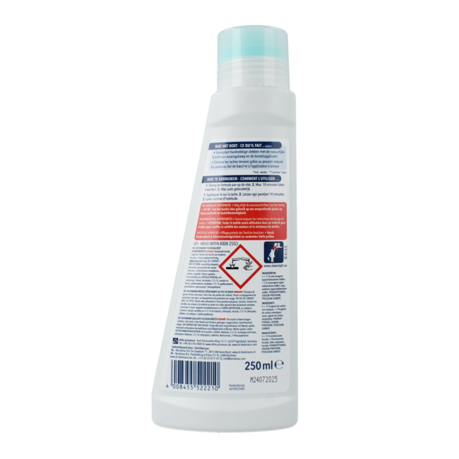 Dr.Beckmann Prewash vloeibaar borstel 250 Milliliter