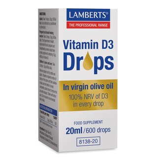 Lamberts Lamberts Vitamina D3 gotas 20 Mililitros