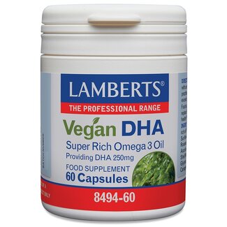Lamberts DHA Vegano 250mg 60 Cápsulas