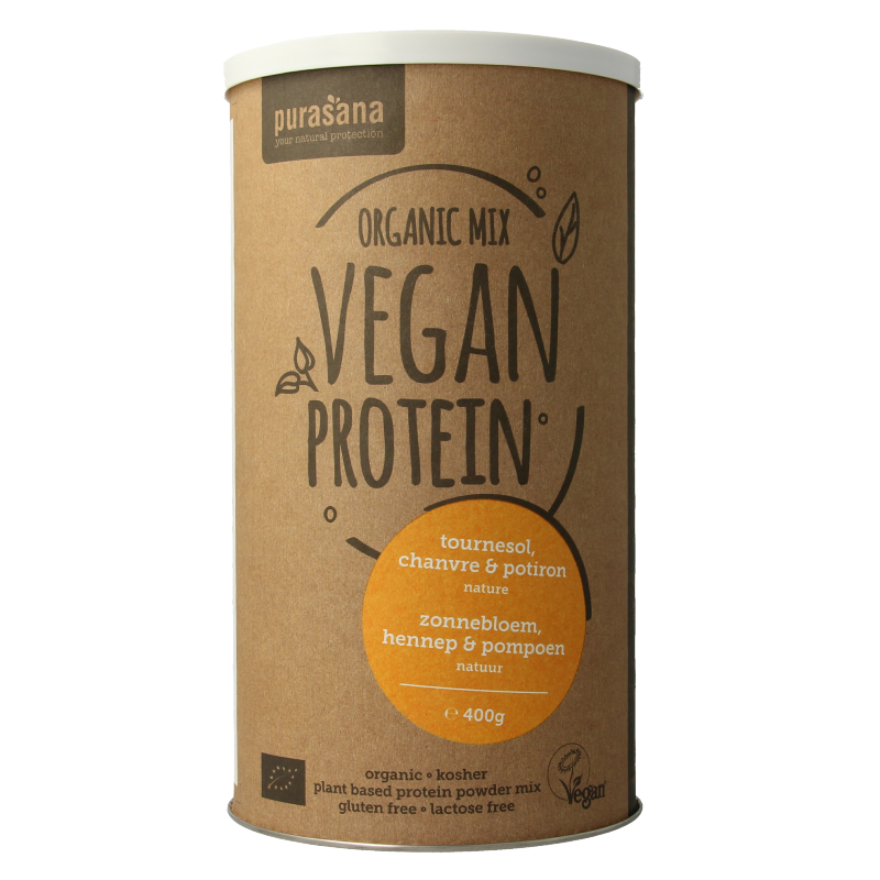 Purasana Proteine Girasole Canapa Zucca Vegan Bio