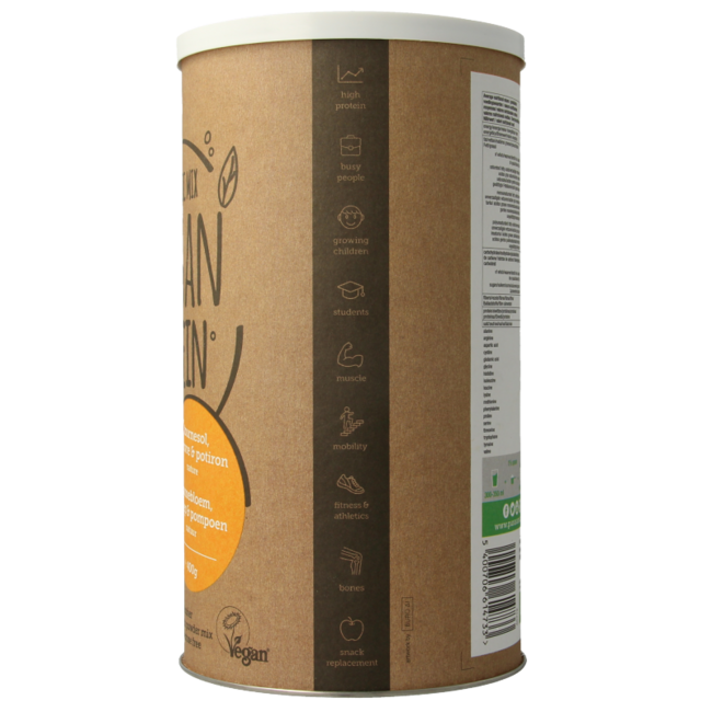 Purasana Proteine Girasole Canapa Zucca Vegan Bio 400 Grammi