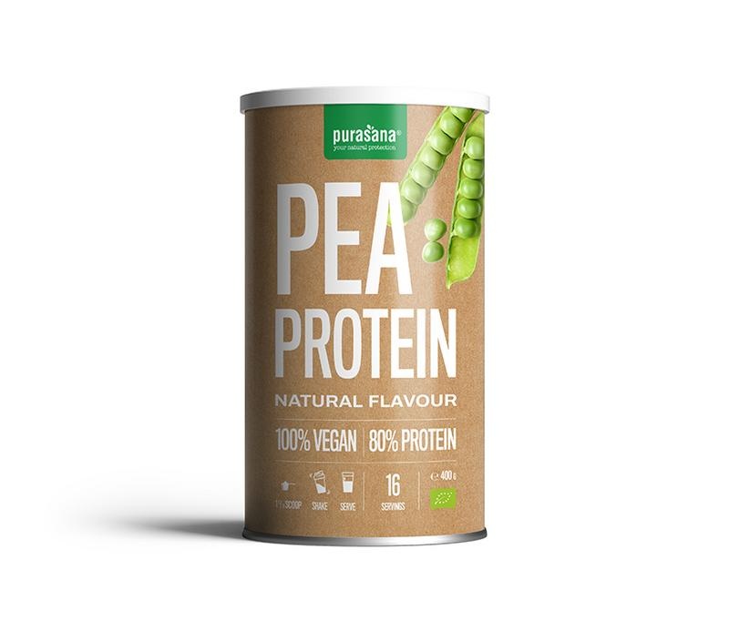 Purasana Proteine di Piselli Vegane Bio 400g - MyFitRank