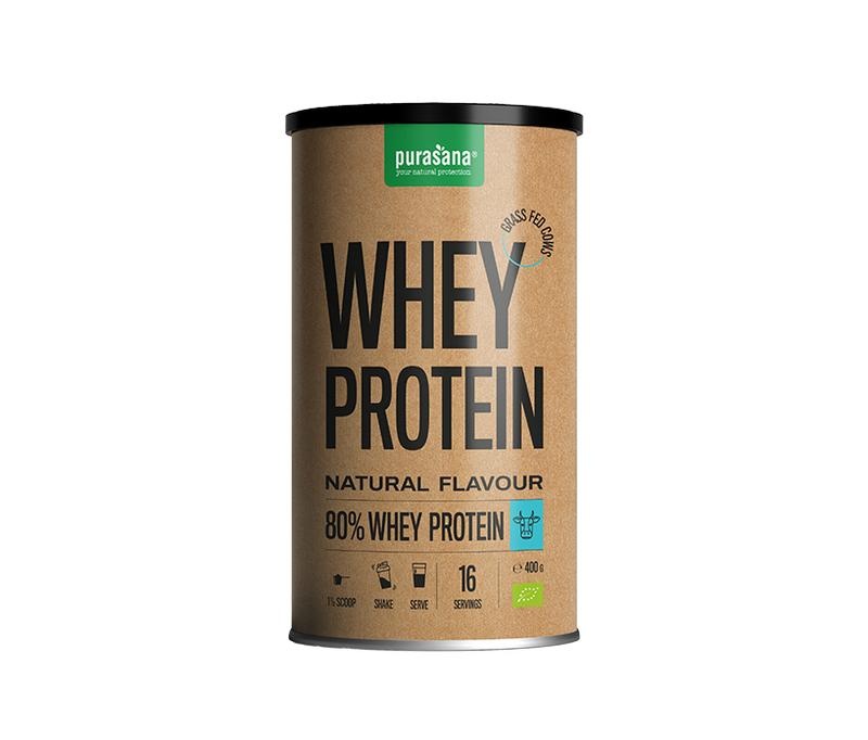 Purasana Whey Proteine Naturale Bio 400g - MyFitRank