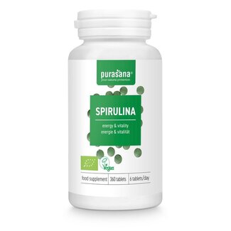 Purasana Purasana Spirulina vegan bio 360 comprimidos