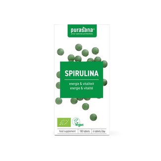 Purasana Purasana Espirulina ecológica vegana 180 Comprimidos