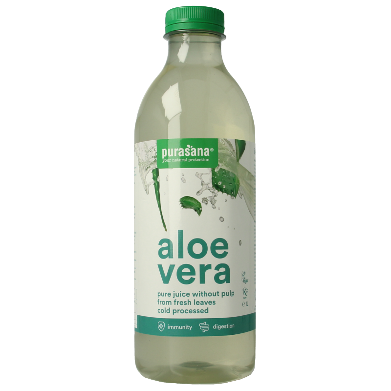 Purasana Succo Aloe Vera Bio Vegan 1L | Benessere Naturale