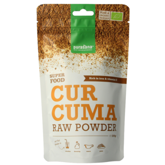 Purasana Cúrcuma en polvo vegana bio 200 g