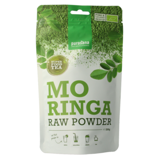 Purasana Moringa en polvo vegana bio 200 Gramos