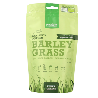 Purasana Jugo de hierba de cebada en polvo ecológico 200 g