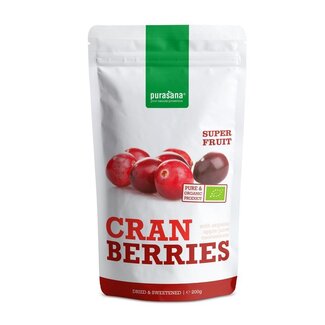 Purasana Purasana Cranberries vegan bio 200 Gramm
