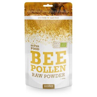 Purasana Purasana Polvo de polen de abeja bio 250 gramos