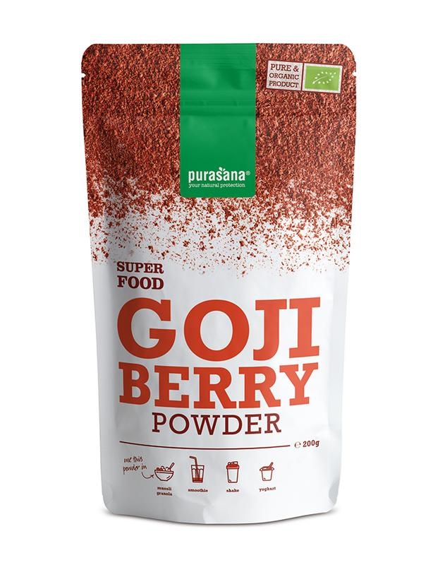 Purasana Polvere di Goji Bio Vegana 200g | Vitalità Naturale