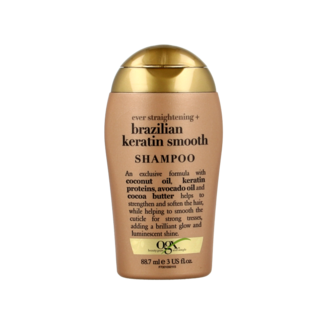 OGX Champú Suavizante de Queratina Brasileña Tamaño Viaje 88.7 Mililitros