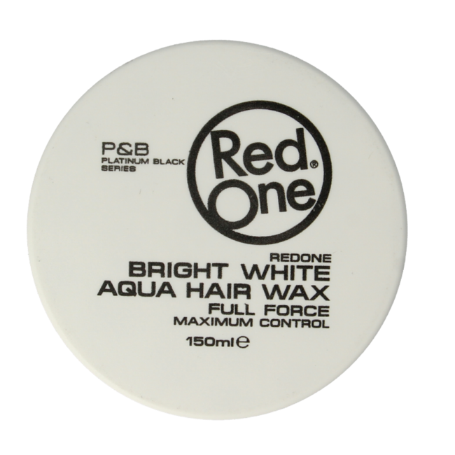 Red One Aqua Hair Wax Bright White 150ml