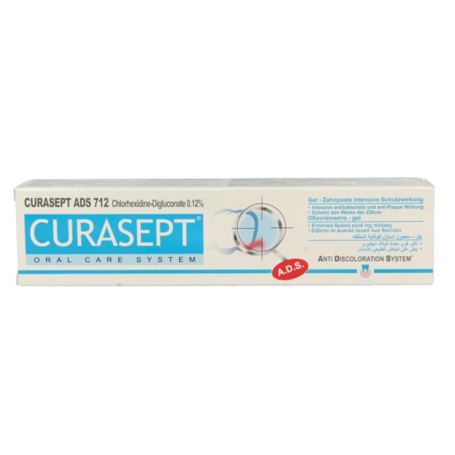 Curasept ADS Gel-tandpasta - 0,12% chloorhexidine 75 Milliliter