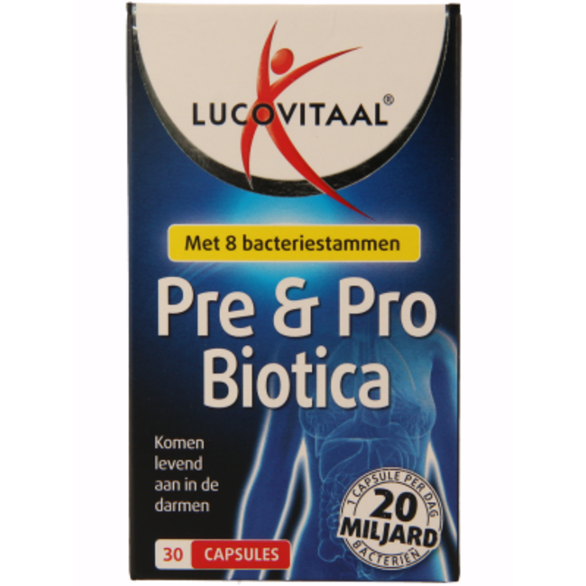 Lucovitaal Pre & probiotica 30 Cápsulas