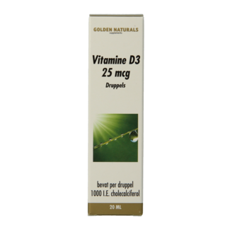 Golden Naturals Golden Naturals Vitamin D3 25mcg drops 20 Millilitres