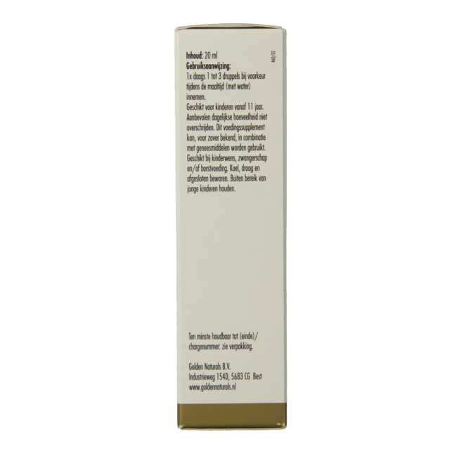Golden Naturals Vitamina D3 25mcg gotas 20 Mililitros