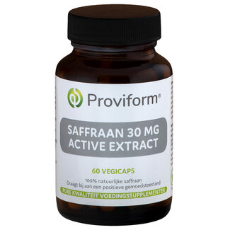 Proviform Proviform Saffraan 30 mg active extract 60 Vegetarische capsules