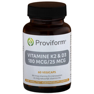 Proviform Vitamin K2 180 µg & D3 25 µg 60 vegetarische Kapseln