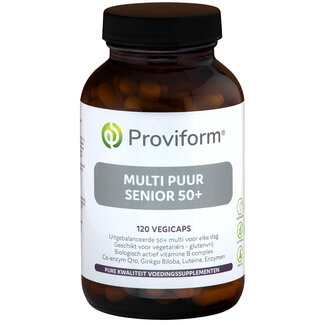 Proviform Multi puur senior 50+ 120 Vegetarian capsules