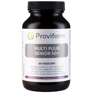 Proviform Multi puur senior 50+ 60 Vegetarian capsules