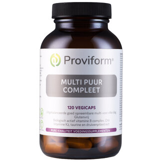 Proviform Multi puur compleet 120 cápsulas vegetarianas