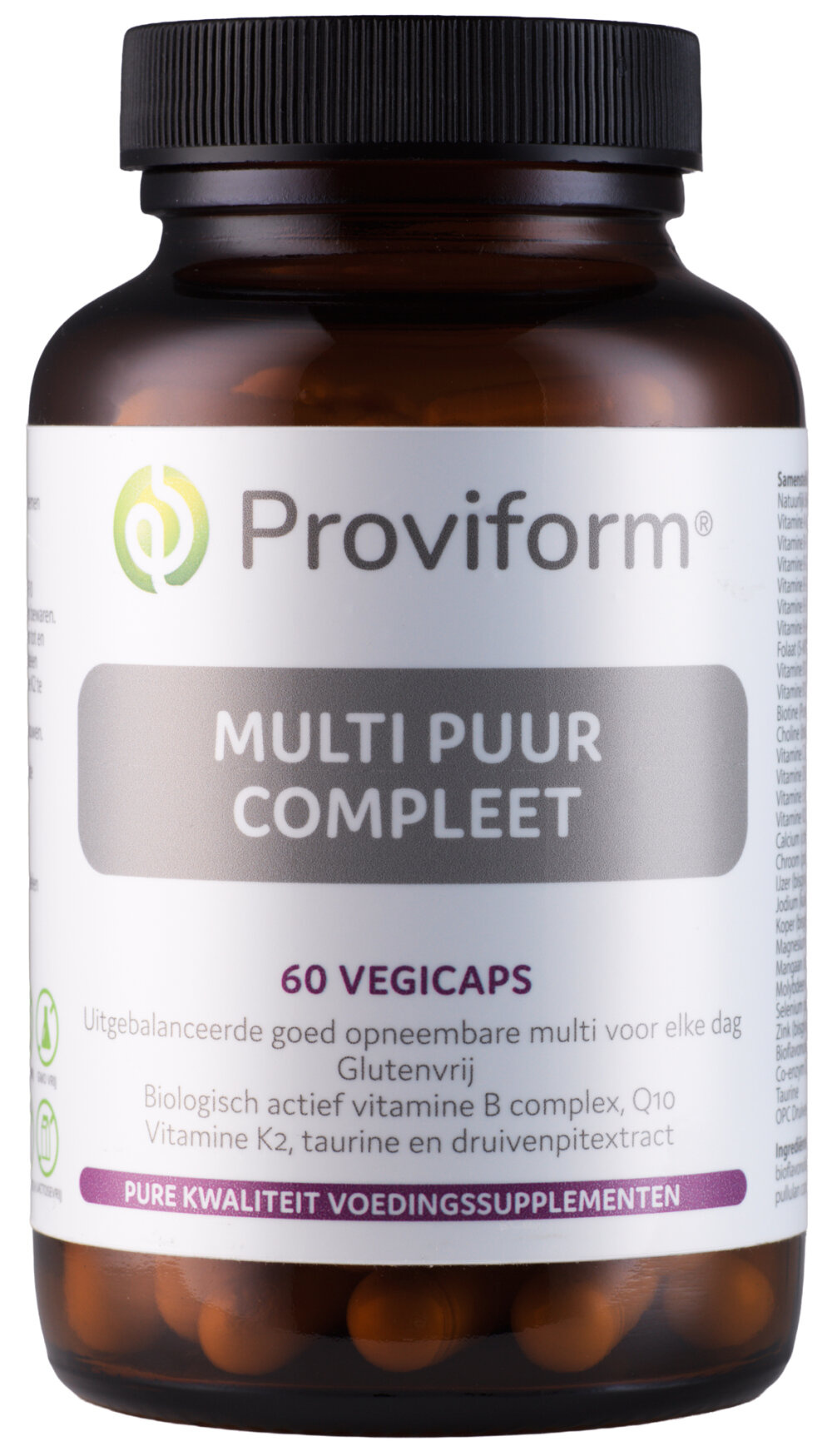 Multi pure complete 60 Vegetarian capsules - VitAdvice BV