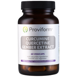 Proviform Curcumin Quercetin Ingwer Extrakt 60 Vegetarische Kapseln
