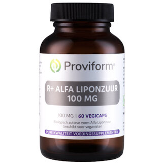 Proviform Proviform R+ Alfa liponzuur 100 mg 60 Vegetarische capsules