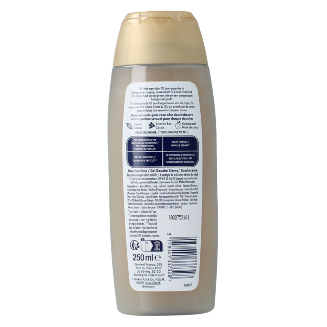 FA Duschcreme-Öl Kakaobutter & Kokos 250 Milliliter