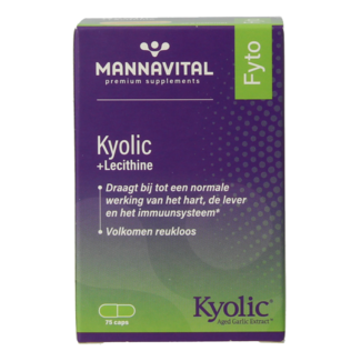 Mannavital Mannavital Kyolic + Lecithine 75 Kapseln