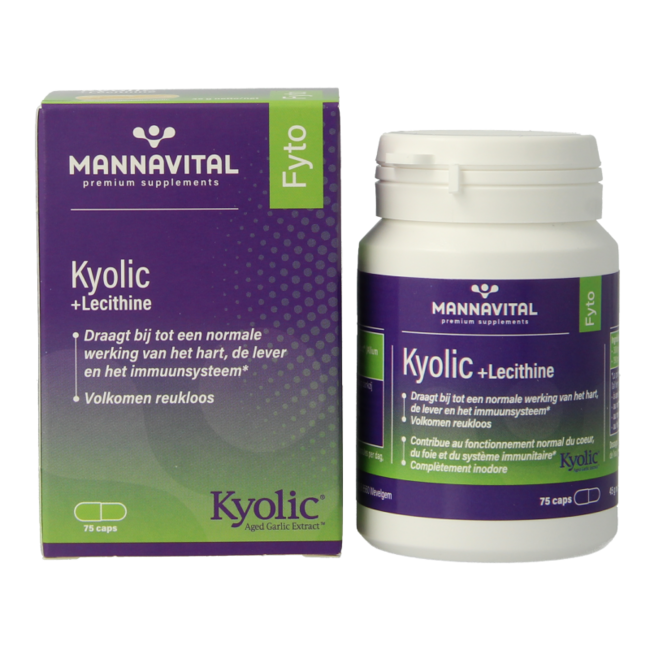 Mannavital Kyolic + Lecithine 75 Kapseln
