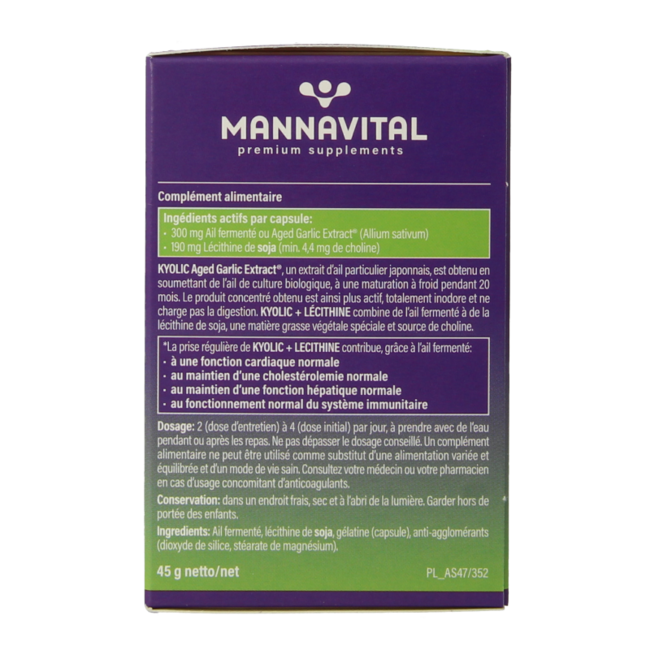 Mannavital Kyolic + Lecithine 75 Kapseln
