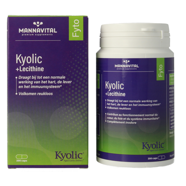 Kyolic + lecytyna 200 Kapsułek