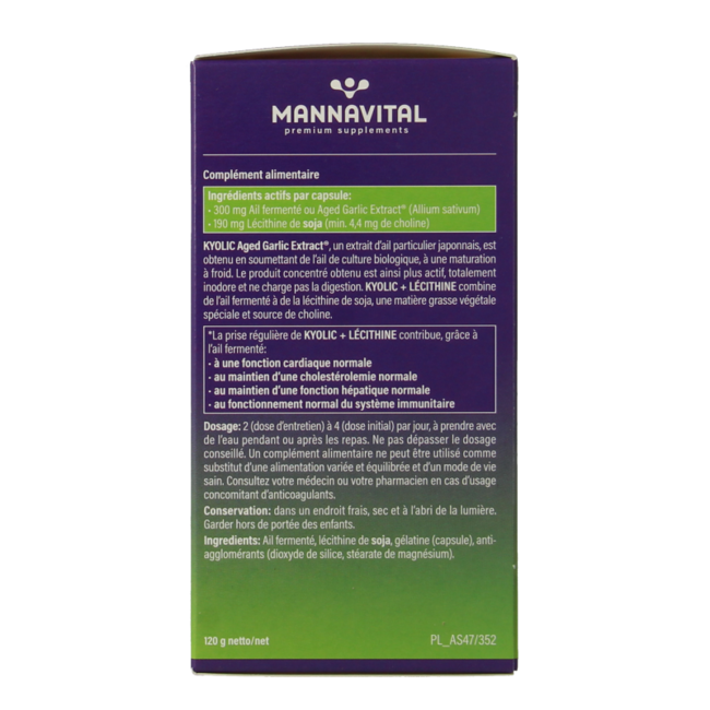 Kyolic + lecytyna 200 Kapsułek