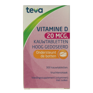 Teva Witamina D 20 mcg 800IE 300 tabletek