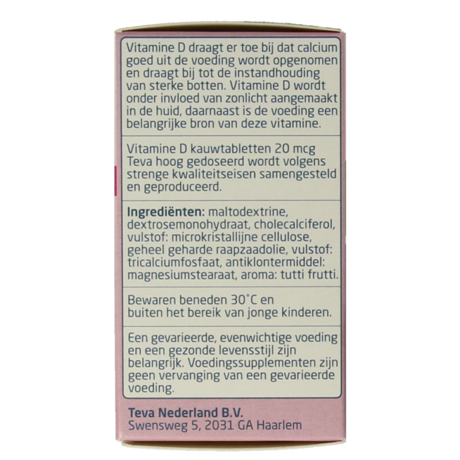 Vitamin D 20 mcg 800 IE 300 Tabletten