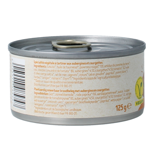 Paté de verduras maduradas al sol bio 125 gramos
