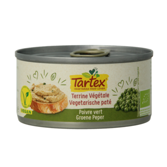 Tartex Paté de pimienta verde bio 125 gramos